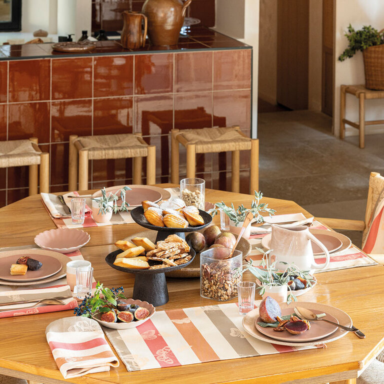 Le Jacquard Français Le Jacquard Français - Coated Placemat Bal des Papillons - Pink