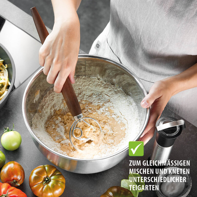 Gefu Gefu - NEDO - Danish Whisk With Walnut Handle