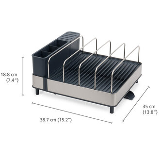 Joseph Joseph Joseph Joseph - "Extend Max Steel" High Capacity Expending Dish Rack