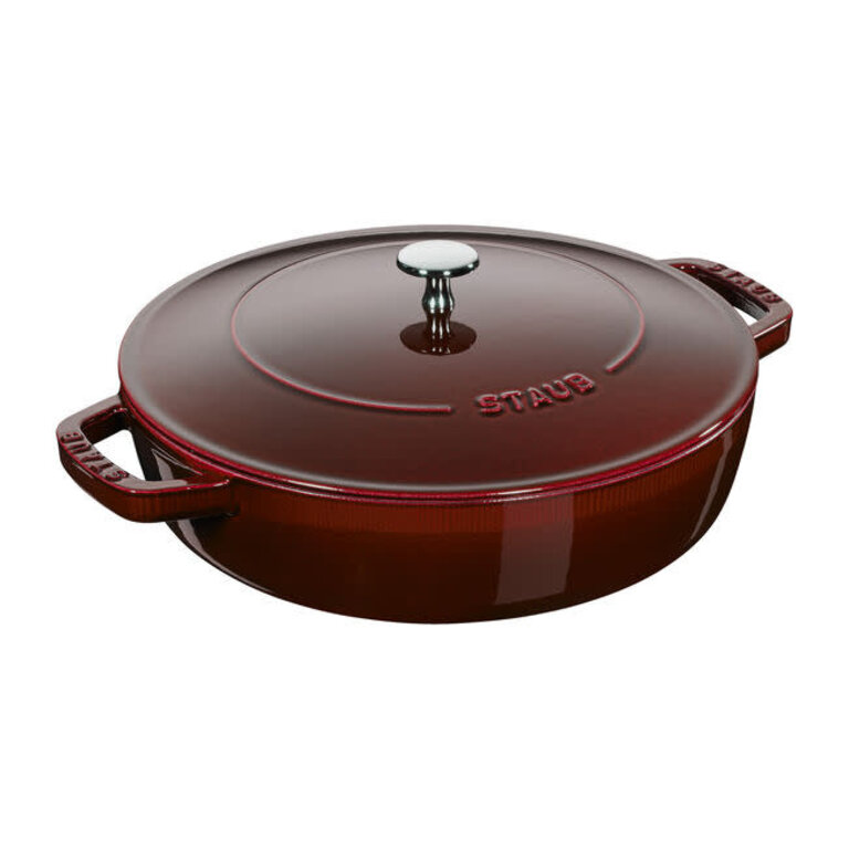 Staub Staub - Braisière en fonte émaillée 3.7L, grenadine