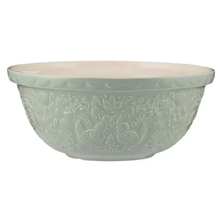 Mason Cash Mason Cash - In the Forest 2L (25cm) Mixing Bowl, Pastel Green