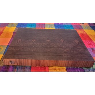 Zèbre Zèbre -  End-grain cutting board 18''x24.5'', black walnut
