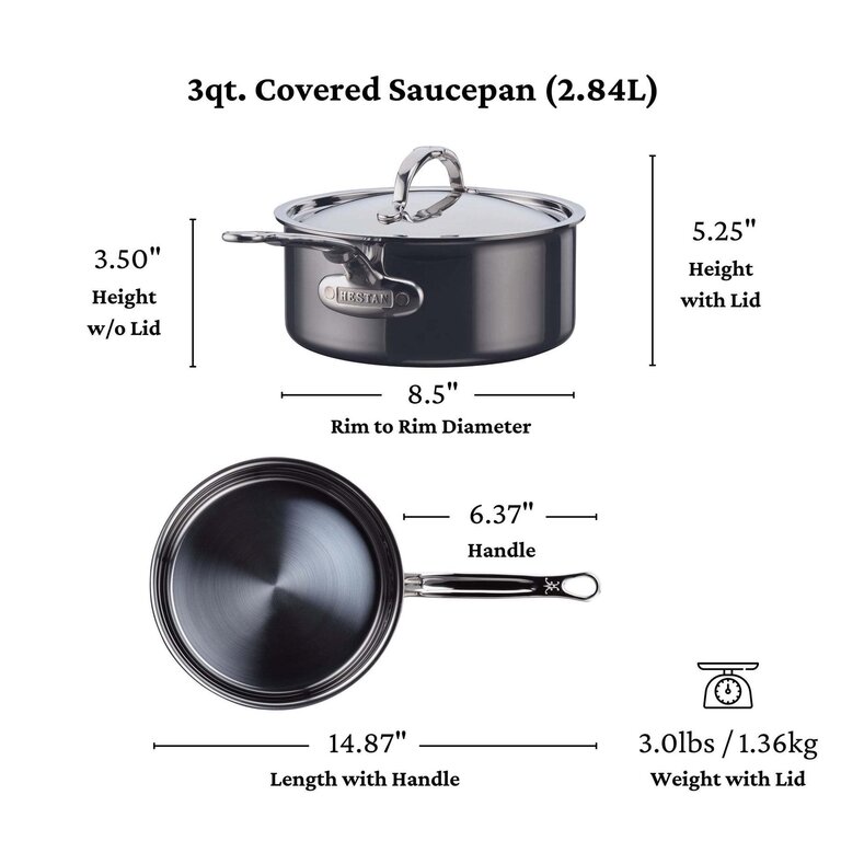 Hestan Hestan - NanoBond - Titanium Saucepan 2.8L