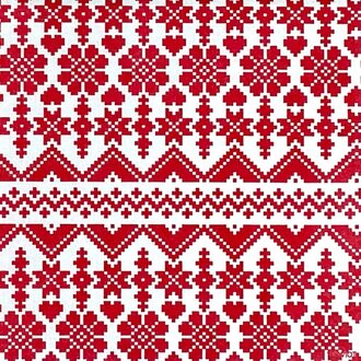 Françoise Paviot Francoise Paviot - Large napkins (20x20cm) Red Jacquard [20 units]