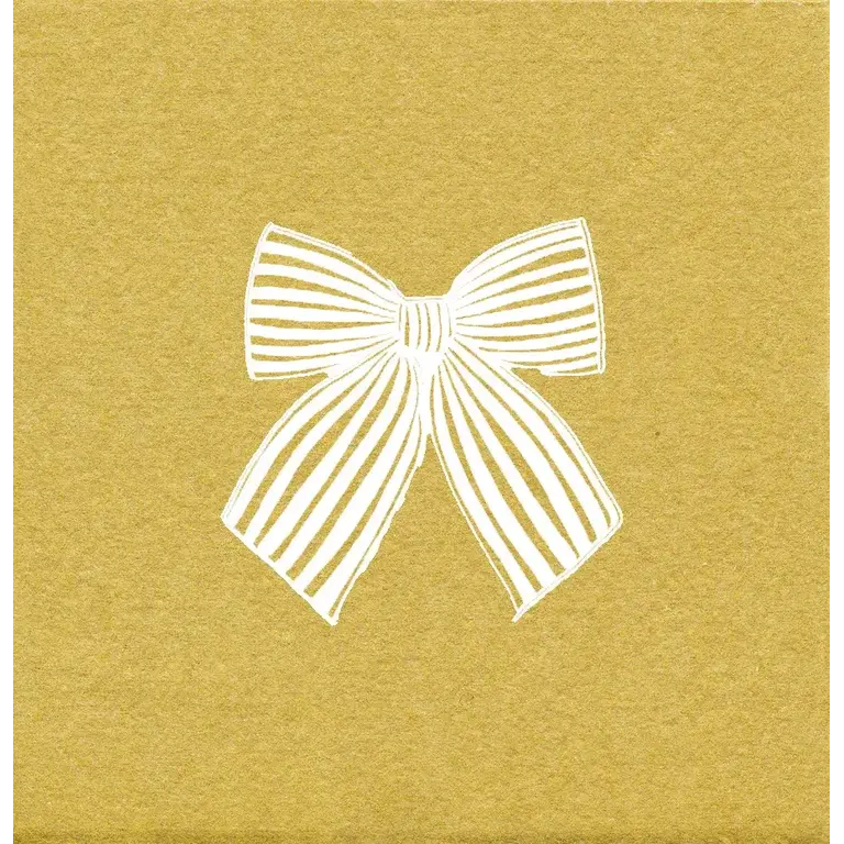 Françoise Paviot Francoise Paviot - Grandes serviettes (20x20cm) Noeud or [20 unités]