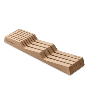 Wusthof Wusthof - 7-Slot In-Drawer Knife Organiser - Hornbeam