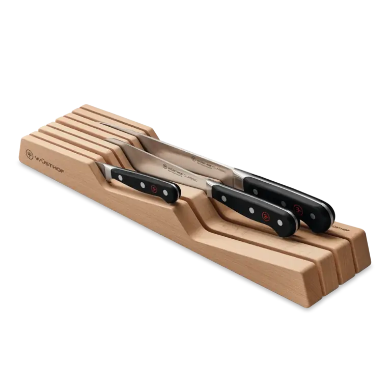 Wusthof Wusthof - 7-Slot In-Drawer Knife Organiser - Hornbeam