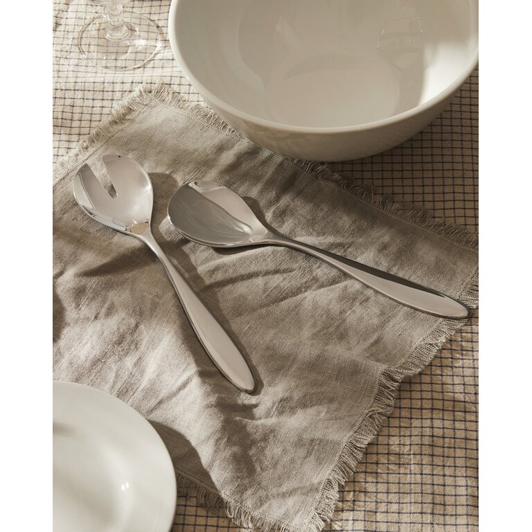Alessi Alessi - Santiago Stainless Steel Salad Servers - Design Stefano Giovannoni
