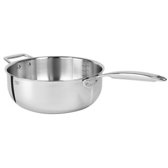 Cristel Cristel - Castel'Pro - 28cm (11") Saucepan - Stainless Steel