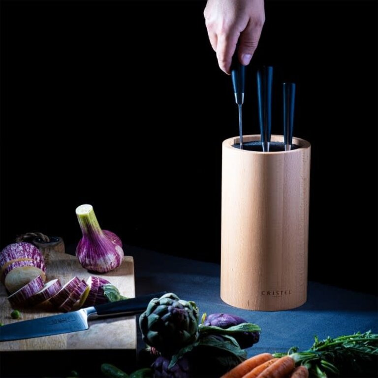 Cristel Cristel - Knife Block - Beechwood