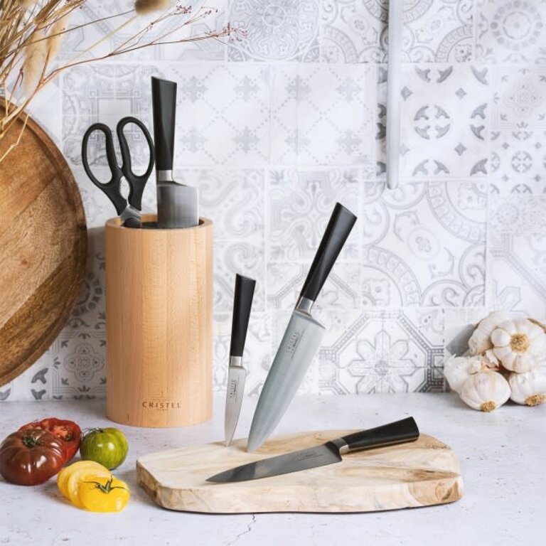 Cristel Cristel - Knife Block - Beechwood