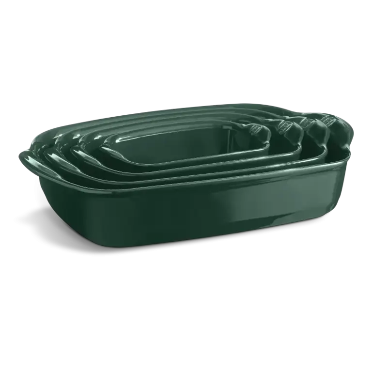Émile Henry Emile Henry - Rectangular Dish - Medium - Cedar Green (36.5 x 23.5cm)