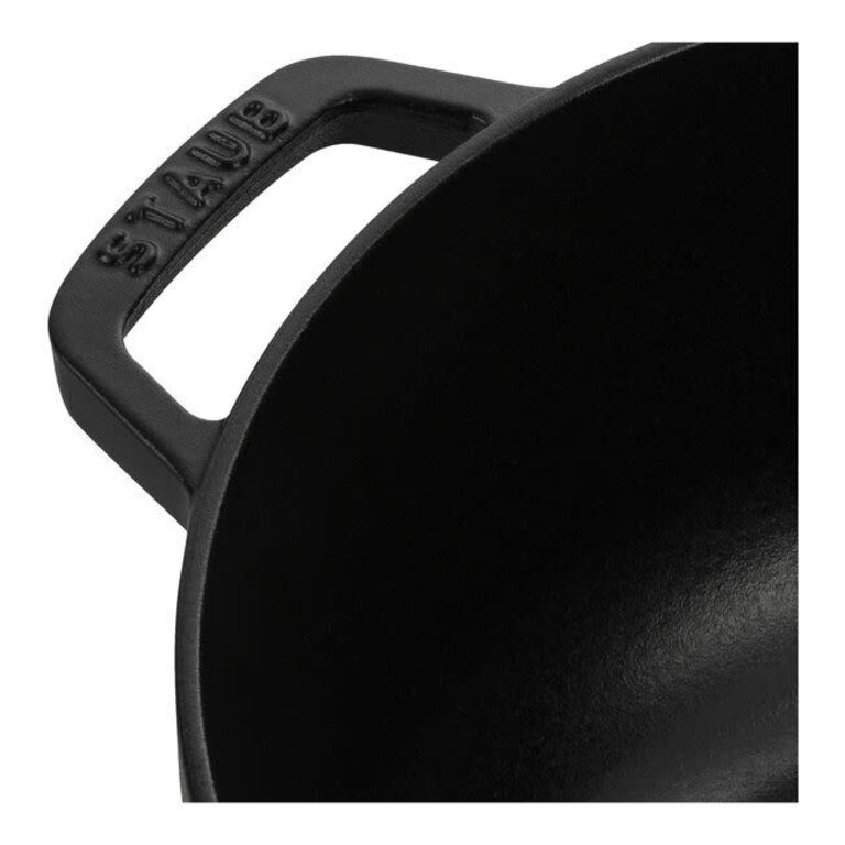 Staub Staub - French Enameled Cast Iron Casserole Dish - Special Horse Edition - 4.9L (5.2QT) - Black