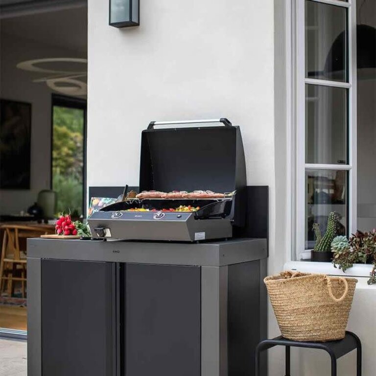 La Plancha Eno - La Plancha Bergerac 2400 - Cargo Grey (2 Burners)