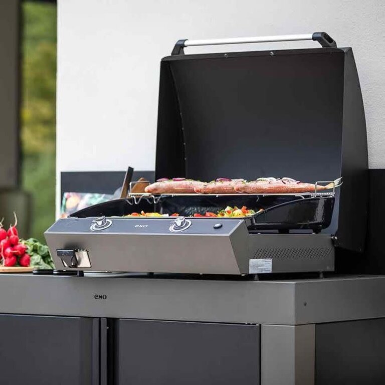 La Plancha Eno - La Plancha Bergerac 2400 - Cargo Grey (2 Burners)