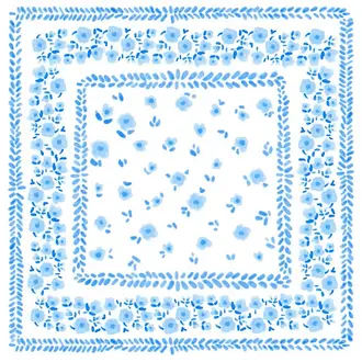 Françoise Paviot F. Paviot - Grandes Serviettes - Badana Bleu (20 Unités)