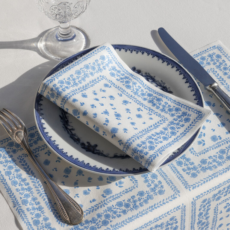 Françoise Paviot F. Paviot - Badana Blue Large Napkins (20 Units)