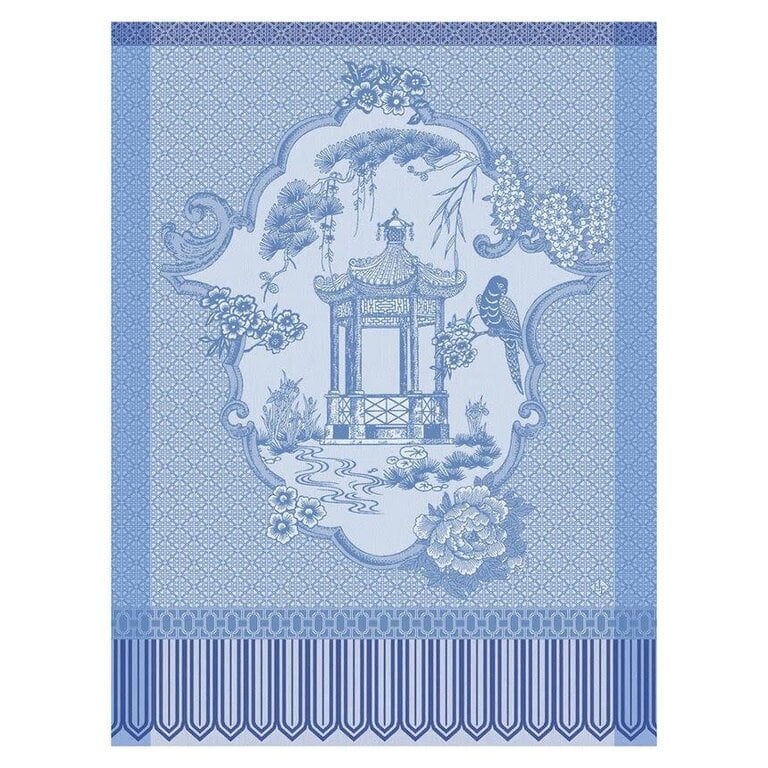 Le Jacquard Français Le Jacquard Français - Torchon Promenade Impériale Lapis/Blue