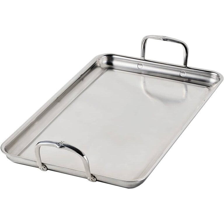 Hestan Hestan - Provisions - Plaque de Cuisson à Double Feu en Acier Inoxydable (21" x 13")