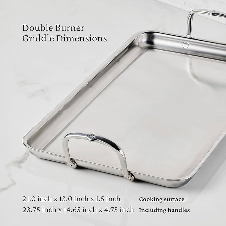Hestan Hestan - Provisions - Stainless Steel Double Burner Griddle (21" x 13")