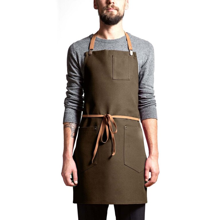 Maison Milan Maison Milan - Tablier Patrizio - Brun / Espresso