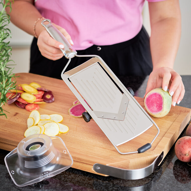 Rosle Rosle - Mandoline Précision Réglable V-Slicer - Acier Inoxydable