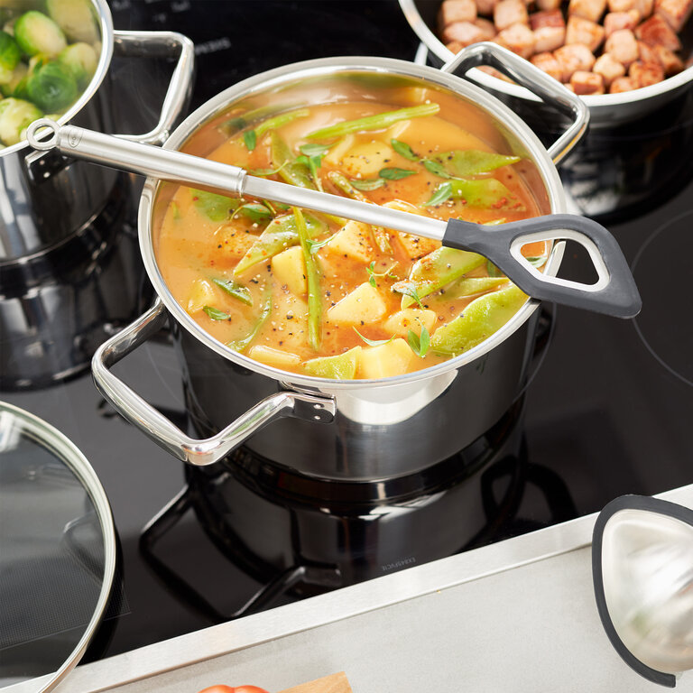 Rosle Rosle  - Cuillère de Cuisine à Manche Rond avec Trou en Silicone