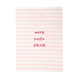 ASA ASA - "More Pasta Please" Tea Towel (50 x 70cm) - 100% cotton