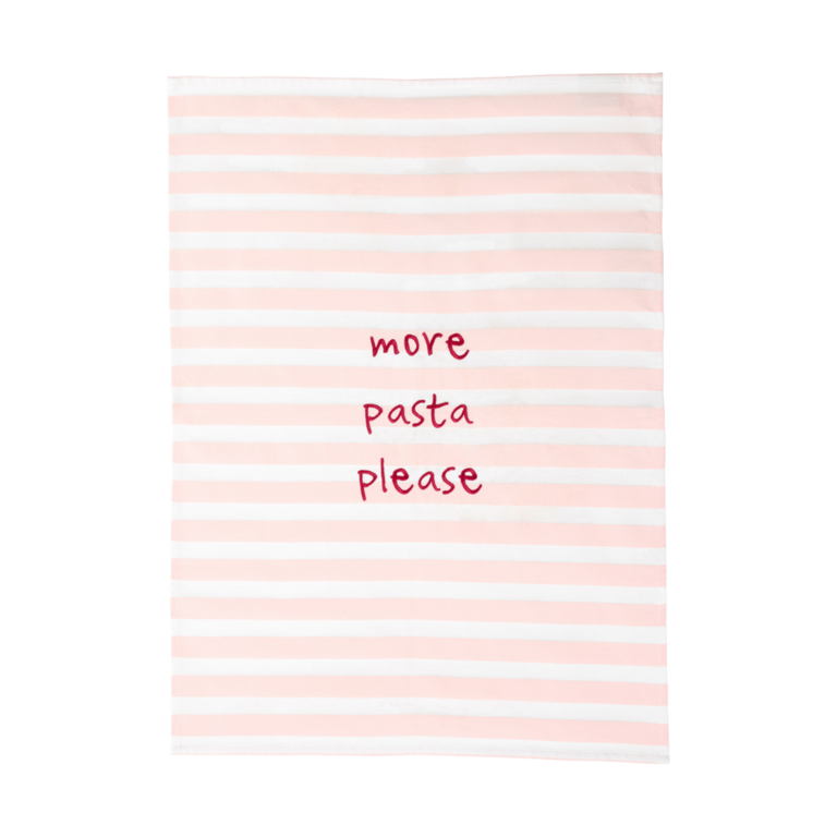 ASA ASA - Torchon "More Pasta Please" (50 x 70cm) - 100% coton