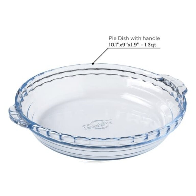 Ô Cuisine Ô Cuisine - Moule à Tarte en Pyrex (26x23x5cm/ 1.3L)