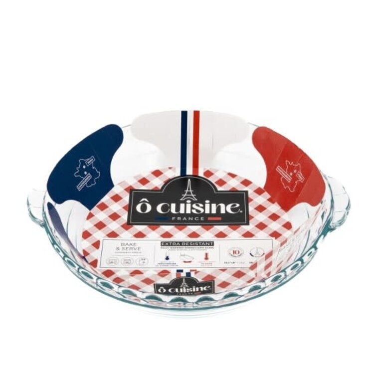 Ô Cuisine Ô Cuisine - Moule à Tarte en Pyrex (26x23x5cm/ 1.3L)