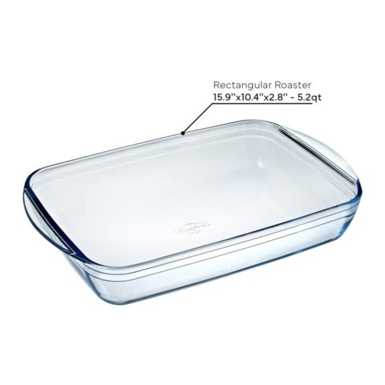 Ô Cuisine Ô Cuisine - Plat de Cuisson en Pyrex (39x24cm/ 3.8L)