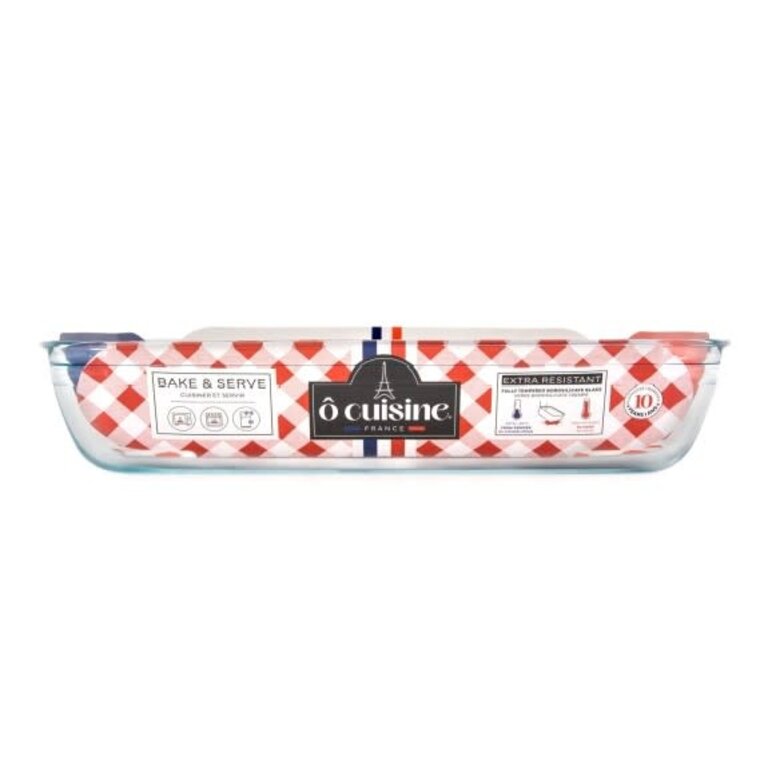 Ô Cuisine Ô Cuisine - Plat de Cuisson en Pyrex (39x24cm/ 3.8L)