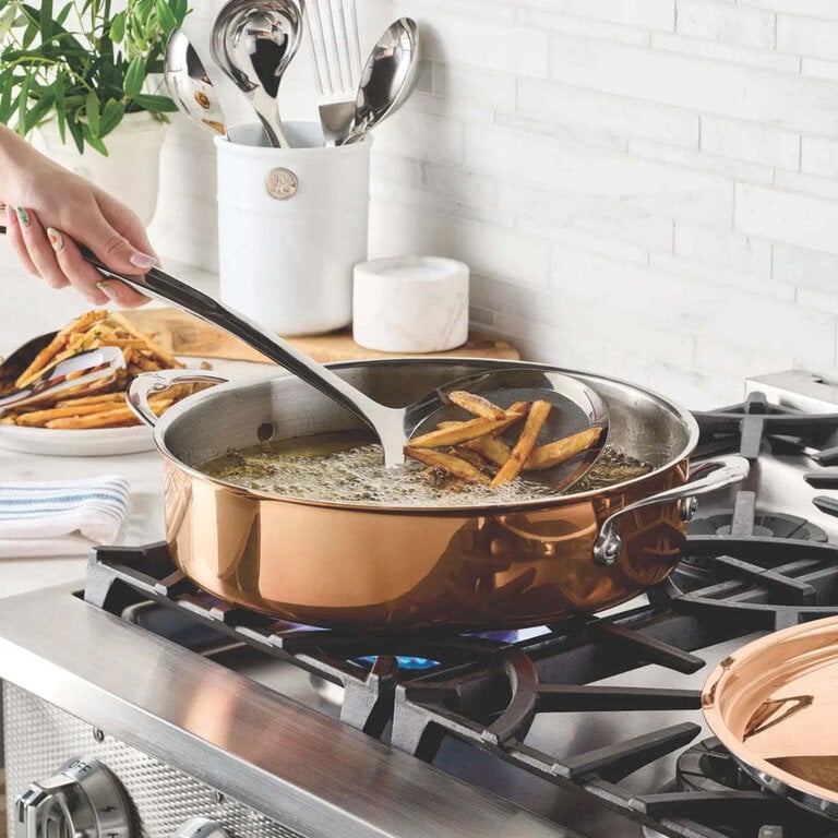 Hestan Hestan - Copperbond Aura - Copper Rondeau with Lid (6Qt)