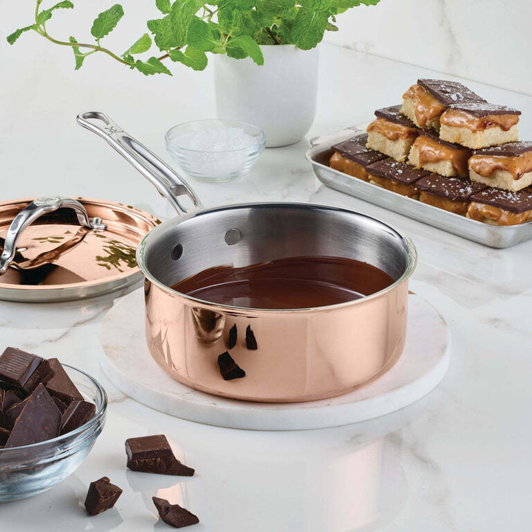 Hestan Hestan - Copperbond Aura - Saucière en Cuivre (2Qt/18cm)