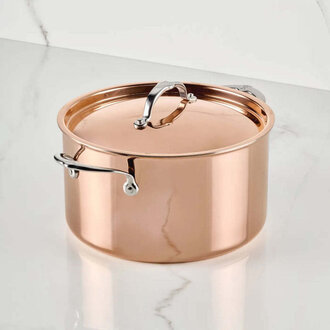 Hestan Hestan - Copperbond Aura - Copper Stockpot 8Qt With Lid
