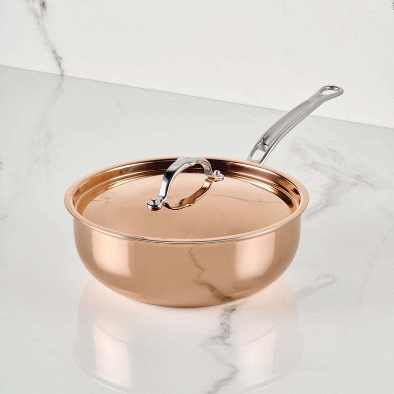 Hestan Hestan - Copperbond Aura - Sauteuse Essentielle en Cuivre (3.5Qt)