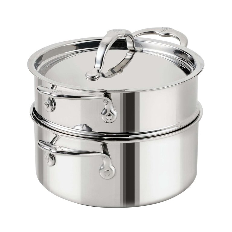 Hestan Hestan - Probond Luxe - Stainless Steel Soup Pot and Steamer Insert Set (3Qt/22cm)