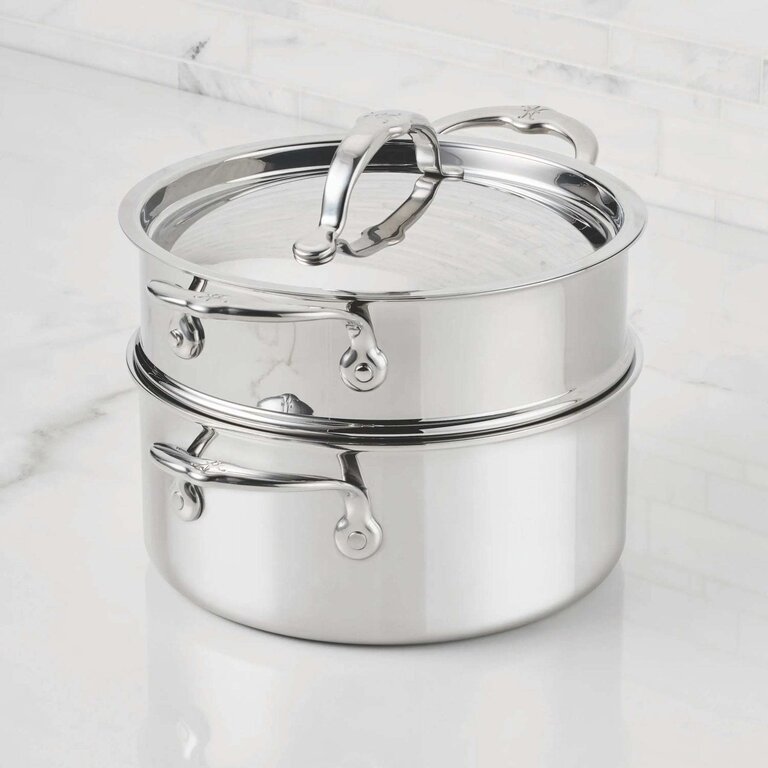 Hestan Hestan - Probond Luxe - Stainless Steel Soup Pot and Steamer Insert Set (3Qt/22cm)