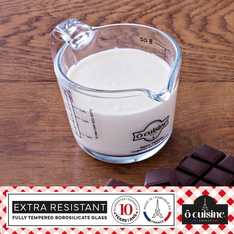 Ô Cuisine Ô Cuisine - Tasse à Mesurer 1 Tasses (250mL) - Verre Borosilicate