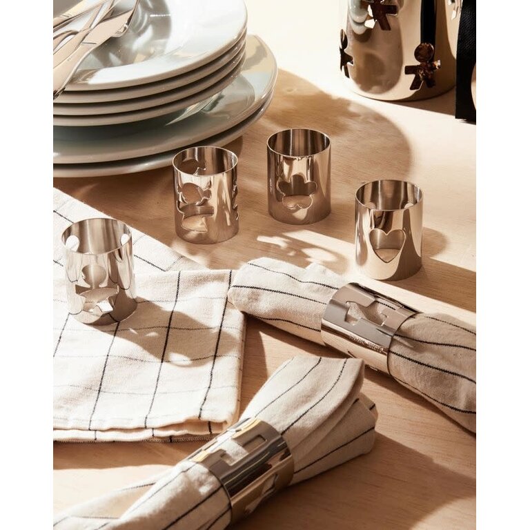 Alessi Alessi - Girotondo Rond de serviette Fleur