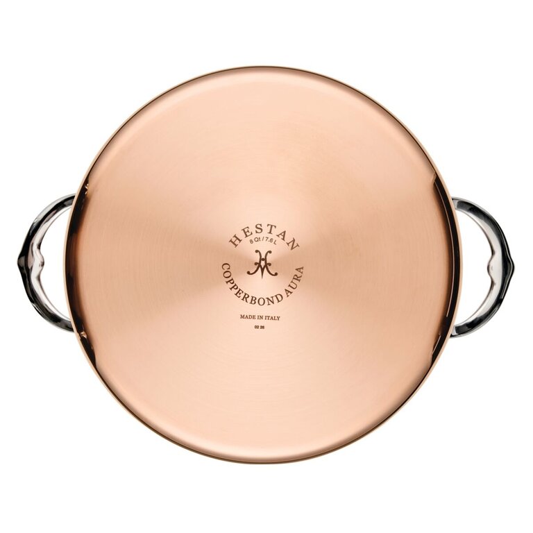 Hestan Hestan - Copperbond Aura - Copper Stockpot 8Qt With Lid