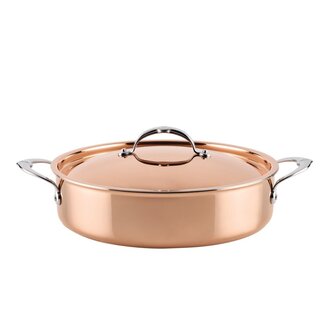 Hestan Hestan - Copperbond Aura - Copper Rondeau with Lid (6Qt)