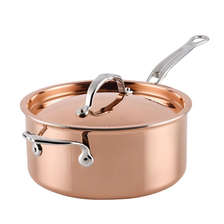 Hestan Hestan  - Copperbond Aura - Copper Saucepan (4Qt/22cm)