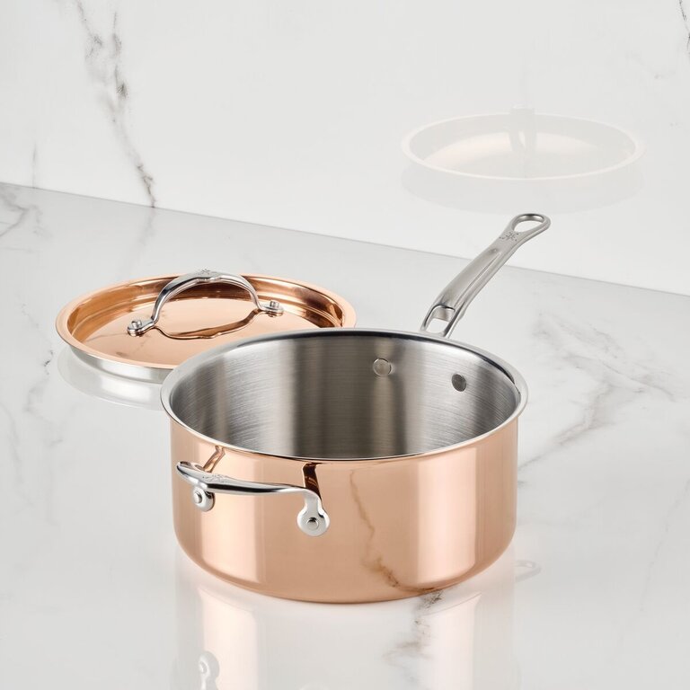 Hestan Hestan  - Copperbond Aura - Copper Saucepan (4Qt/22cm)