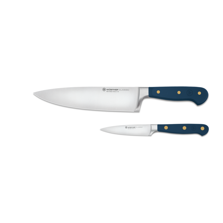 Wusthof Wusthof - Classic Series - 2-Piece Set Starter Set : 8" Chef & 3.5" Pairing - Blueberry