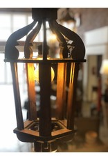 Chandelier, Hand crafted wooden lantern