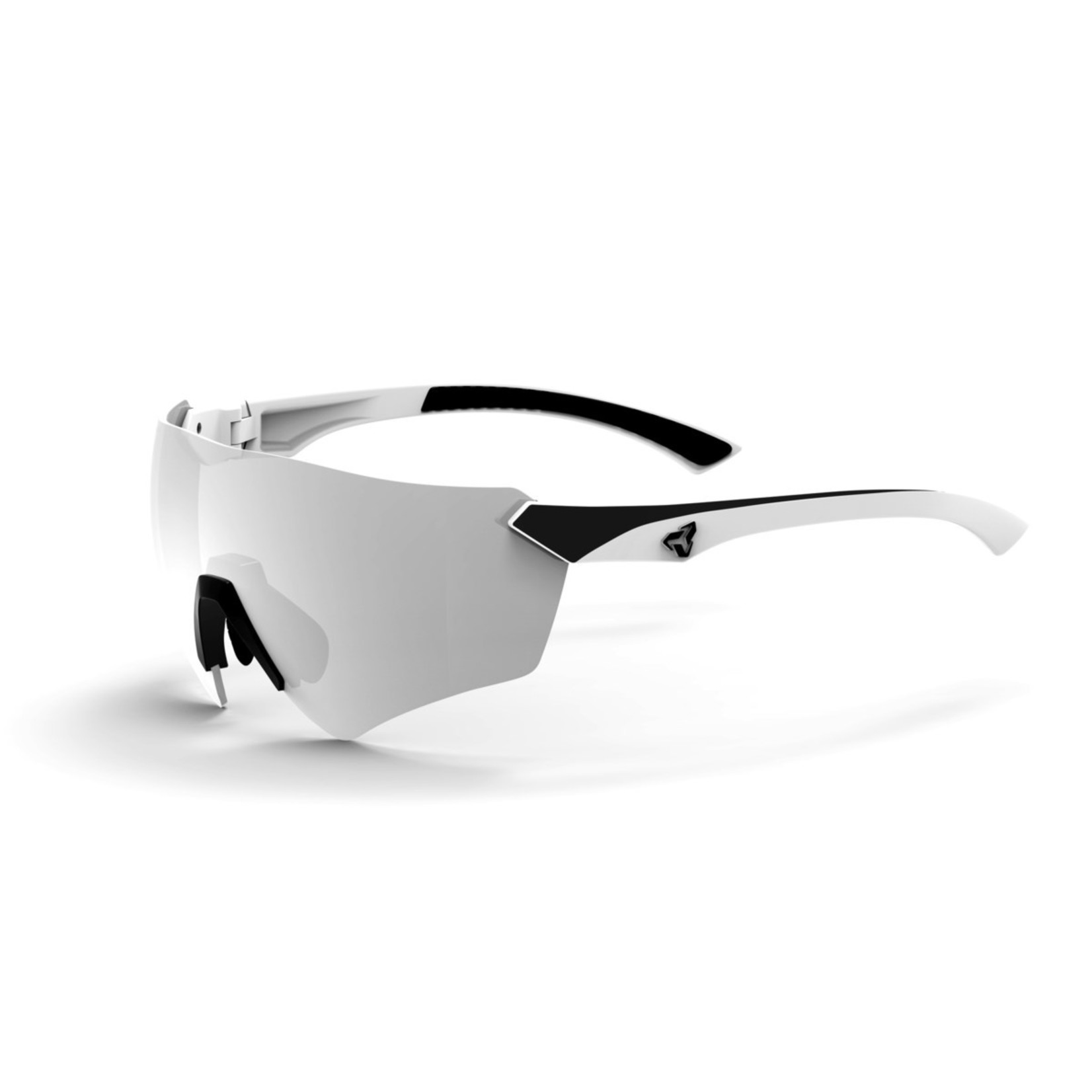 Ryders Eyewear Ryders Main Anti-Fog  Grey/Silver Mirror Lens White/Black Frame