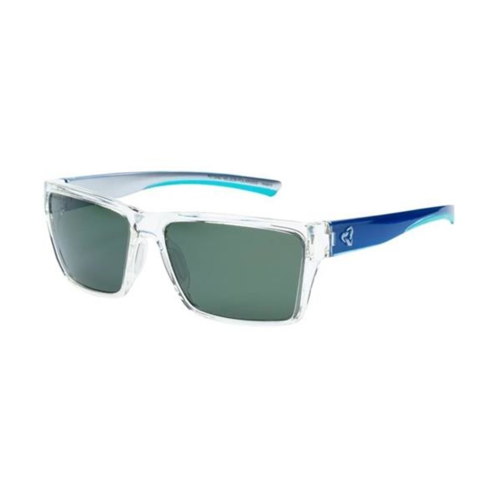 Ryders Nelson Polar Clear Xtal Blue Green Lens Silver Fm