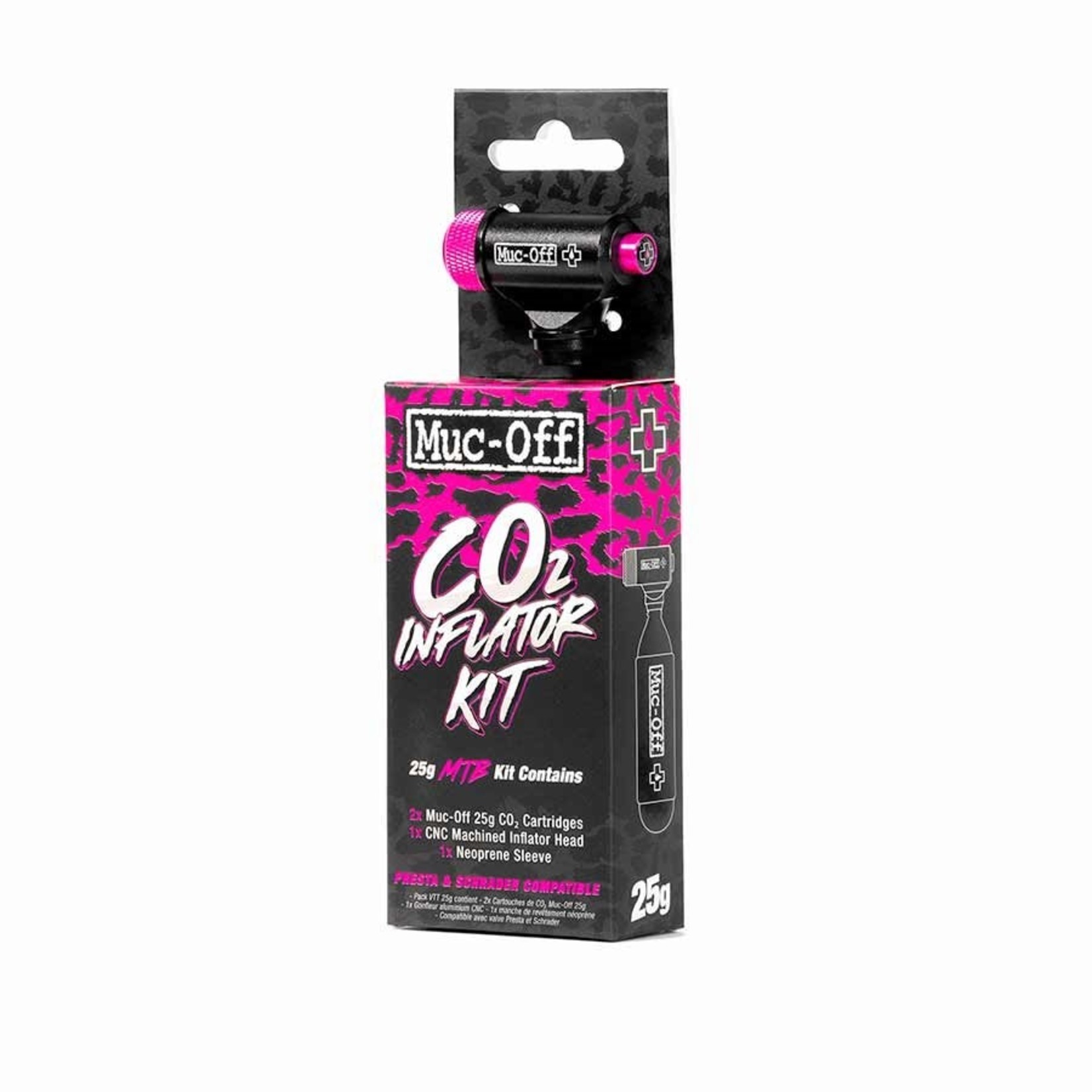 Muc-Off Muc-Off 25g CO2 Inflator Kit Presta/Schrader